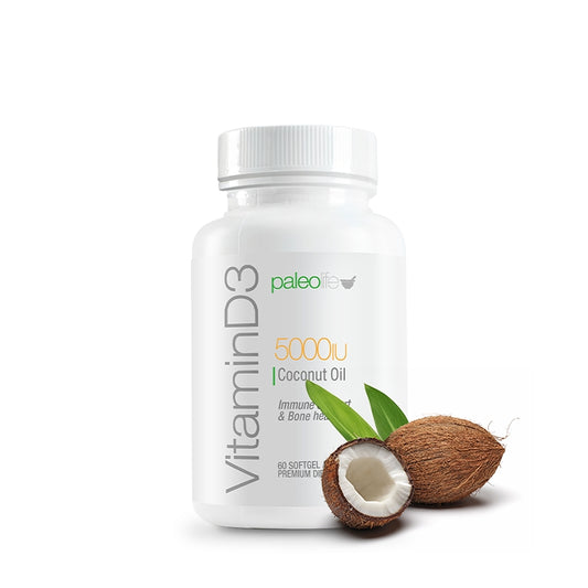 Vitamin D3 5000 IU  + Aceite de Coco (versión giftcard)